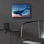  «Riding A Flying Whale» par Ann Klee, art mural en verre acrylique, 16 po x 12 po
