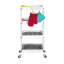 Origami 4 Tier Foldable Rolling Cart