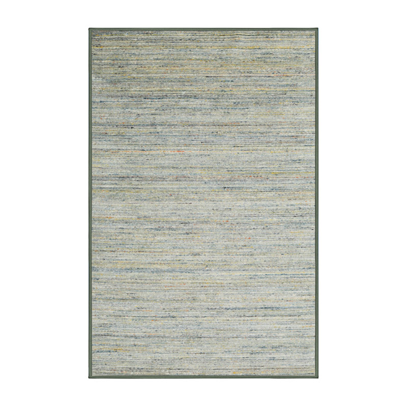 Tapis contemporain gris, Rectangle 7 pi x 10 pi