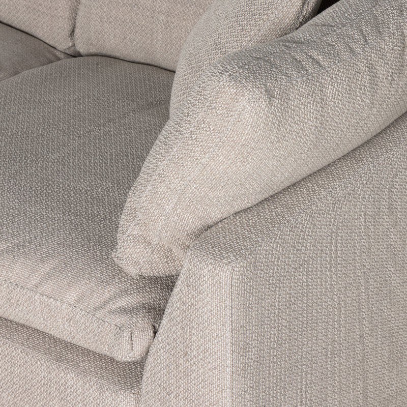 Stevie Modular Chaise Sectional, Gibson Wheat Polyester Blend