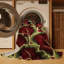  Tapis lavable avec feuilles rouges et légumes-2081304994