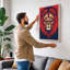 Commanding Lion Modern - Wrapped Canvas-1392686579-1392686578