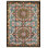 Azerbaijan Hand Knotted Wool Floral Area Rug in Blue/Brown/Pink