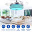 Ventilateur de plafond intelligent Bluetooth RVB avec lumière et télécommande-1334490964