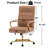 Ergonomic Upholstered High-Back Swivel Office Chair-1994815816