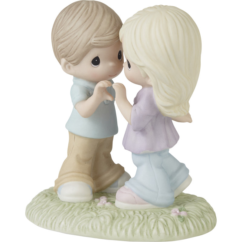 Figurine en porcelaine bisque Precious Moments Love Will Keep Us Together