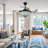 42'' Ceiling Fan With Led Lights