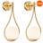 Ardennes Dimmable Brass Armed Sconces 2-Pack