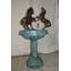 Statue bronze trois chevaux sur un plateau - Taille: L 30 po x l 30 po x H 51 po