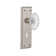 New York Plate with Decorative Keyhole and Crystal Victorian Knob