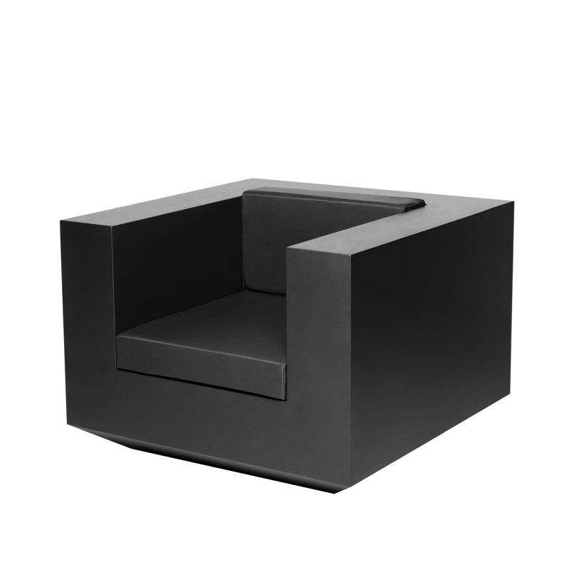 Vela - Resin Lounge Chair - Basic, Anthracite