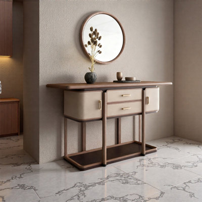 Luxury Ash Wood Entryway Console