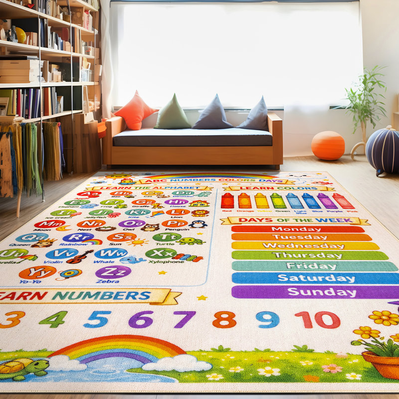 Sonya Washable Indoor Rug, 5' x 7'