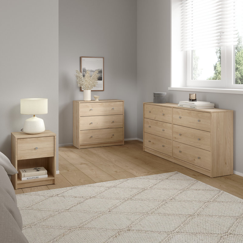 4-Piece Bedroom Set, Jackson Hickory, Beige