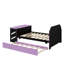 Space-Saving Daybed with Trundle, Integrated Desk and USB Ports