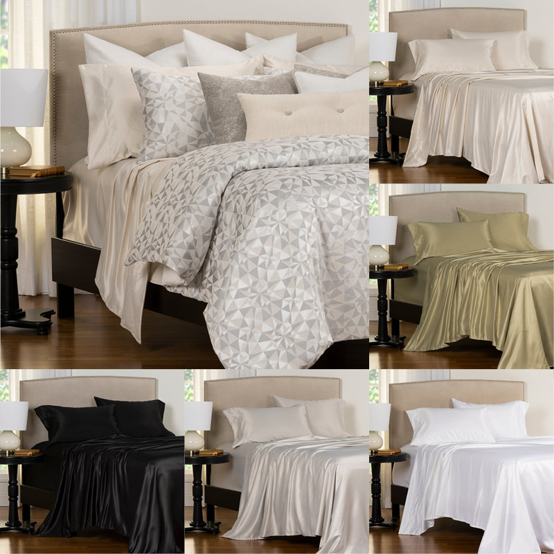 4 Piece Microfiber / Polyester Guest Room Sheet Set Case Pack, Cream, King