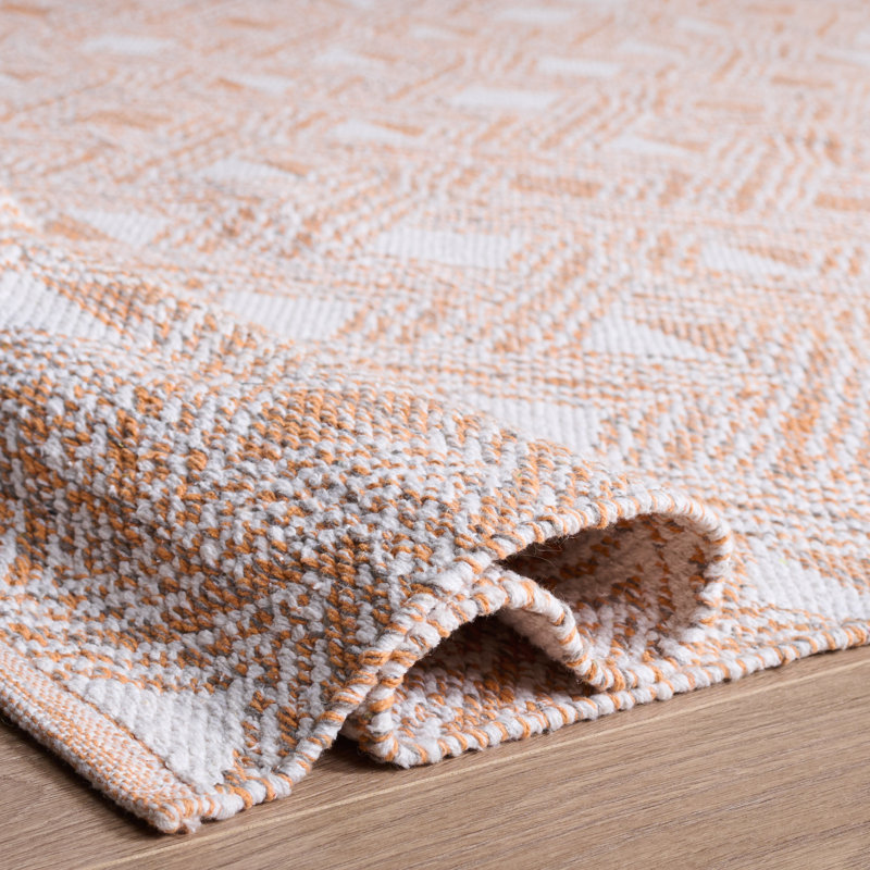 Aila Hand Woven Performance Geometric Rug, Rectangle 3' x 5'