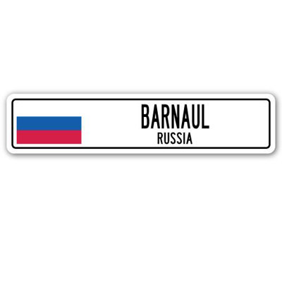 Panneau de signalisation en aluminium Brookshire Barnaul, Russie