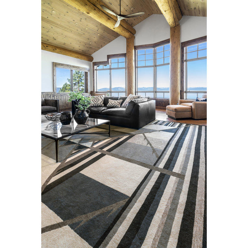 Mesa Wool Geometric Area Rug, Rectangle 13' x 18'