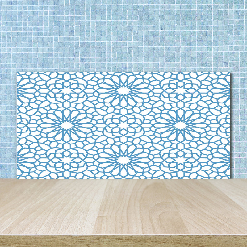 50cm W x 100cm L Glass Peel and Stick Panel