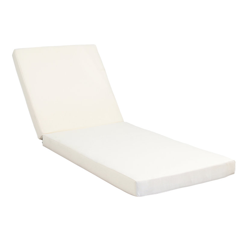 / Coussin de repos lombaire méridienne - Eau, 27,75 l x 77,49 P 3,9 H, crème, rembourrage extérieur rembourré de mousse