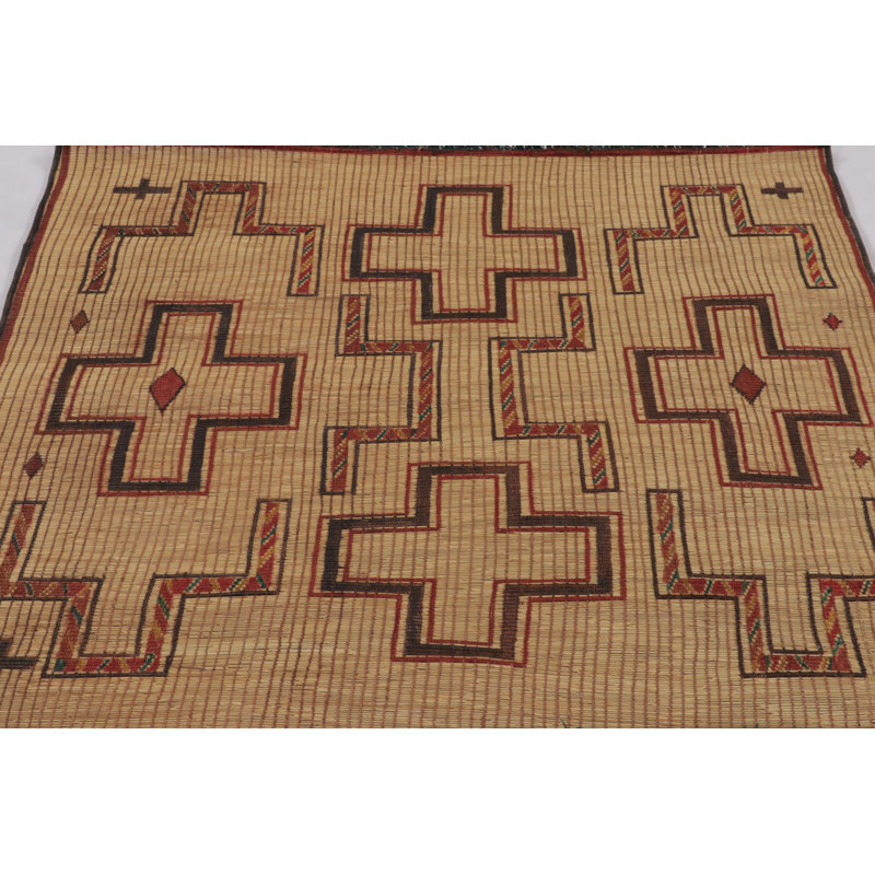 Vintage One-of-a-Kind 4'5x4'1 Hand Knotted Area Rug