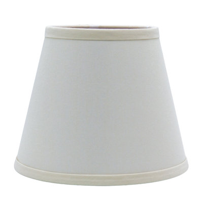 Abat-jour Empire rigide, 12,7 cm en haut, 20,3 cm en bas, sans irrégularités, motif œuf d'Innsbruck, fixation pour ampoule à clip