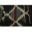 Tapis turc noir en laine Kilim 8 x 12