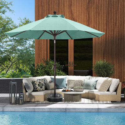 Parasol de patio en oléfine 9 pi 9 pi