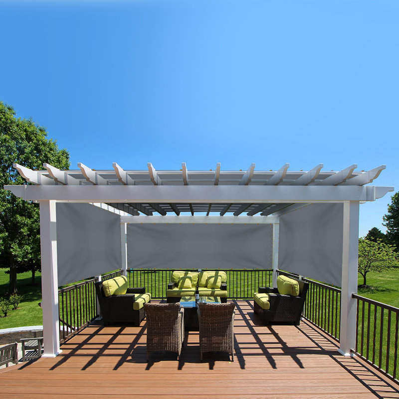 Blue Elephant Vinyl Replacement Canopy, 243.8cm H x 213.4cm W x 30.5cm D, Grey