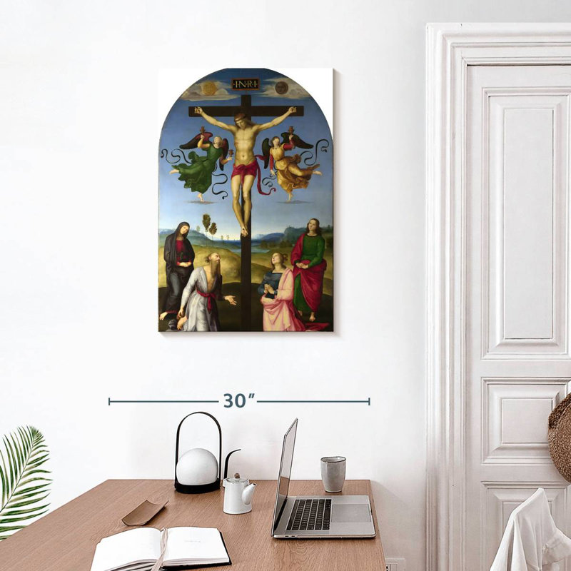 La crucifixion de Mond, H 30 po x l 20 po
