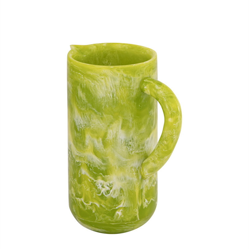Green Resin Pitcher, Green