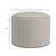 Table basse ronde avec repose-pieds avec plateau rabattable