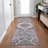 Machine Washable Indoor/Outdoor Xhevrie Pink Rug-1511568426