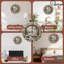 Chiffres sur horloge cascade bambou
