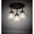 Bulwell Glass Semi Flush Mount