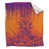 Orange/Purple Floral/Abstract