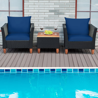 Antun Almonzo 2 - Person Seating Group with Cushions