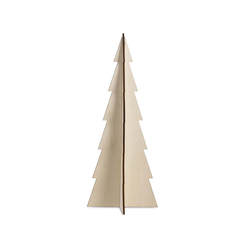 Tannenbaum Tabletop Tree, Natural, 11" H x 3.8" W x 3.8" D