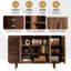 Buffet en noyer de 59 pouces