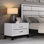 Modern Contemporary Nightstand In White Finish, 2 Drawers Storage, 1Pc Wooden Bedroom Furniture
