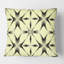 Ornement oriental. Coussin décoratif à motif floral Mid-Century-559614513