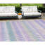 Tapis lavable intérieur et extérieur 8 pi x 10 pi rose et vert lime 8 pi x 10 pi