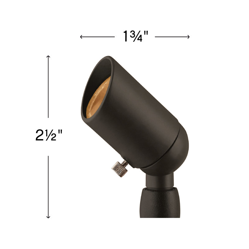 Projecteur d'appoint enfichable à basse tension bronze