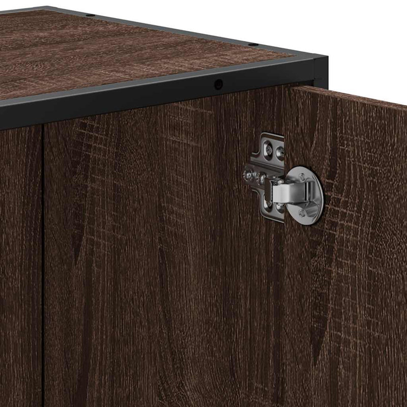 Anabeli Bathroom Cabinet, Brown Oak