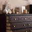 Armoire d'appoint en bois massif noyer foncé-133448096