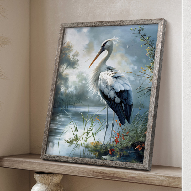 ANIMALS Series CV, reproduction encadrée - bois massif, H 15 po x l 12 po