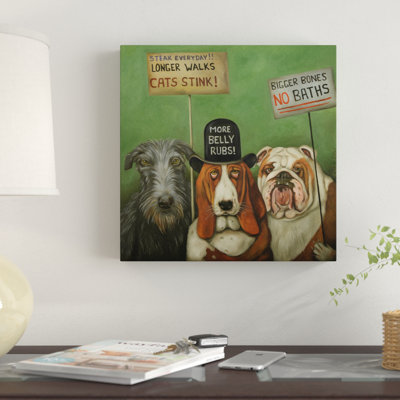 " Dogs On Strike " by Leah Saulnier