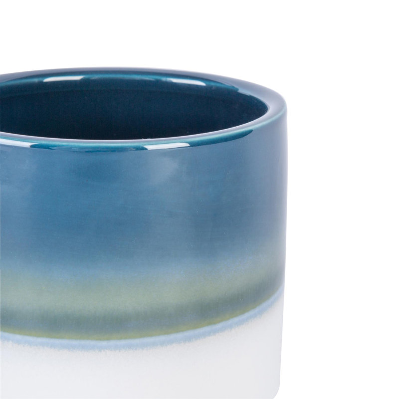 Ceramic Pot Planter, Blue