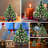 Polyvinyl Chloride (PVC) Artificial Tree Stand For Max. Tree Height Under 6 Ft.